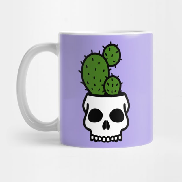 Skull planter by Spooky Hollow Lane